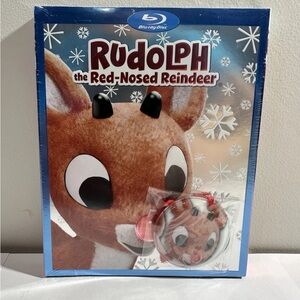 Rudolph the Red-Nosed Reindeer Blu-ray Disc With Ornament BRAND NEW